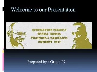 Welcome to our Presentation