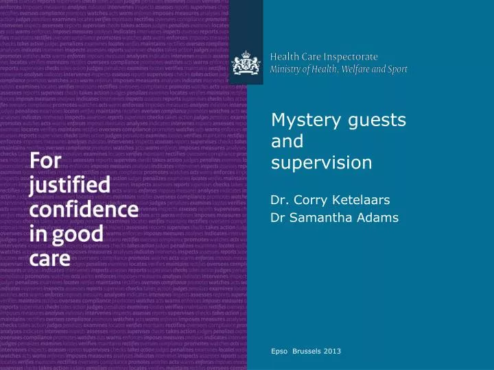 mystery guests and supervision