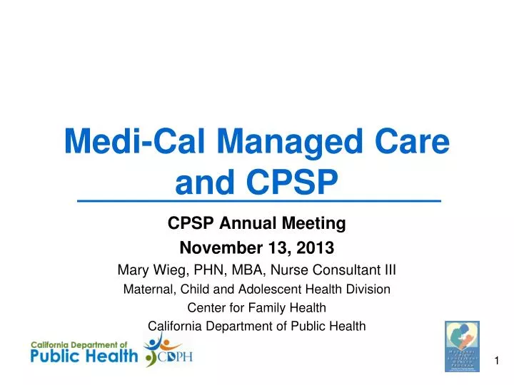 medi cal managed care and cpsp