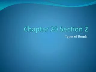 Chapter 20 Section 2