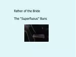 Father of the Bride The “Superfluous” Buns - slide 1