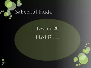 Sabeel.ul.Huda