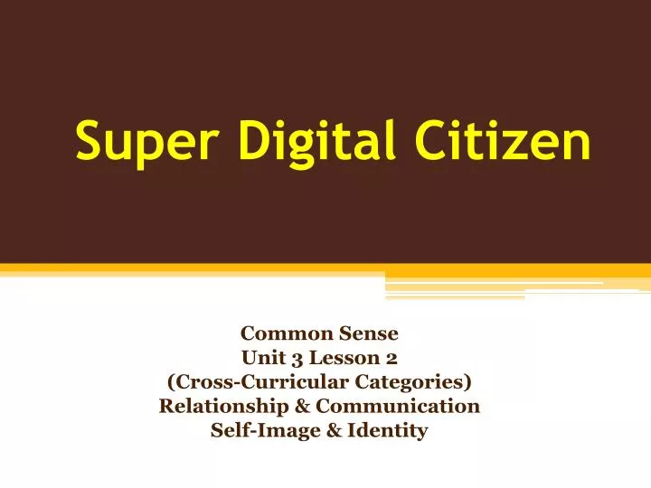 super digital citizen