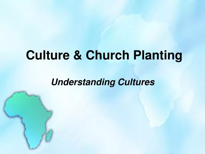 culture church planting