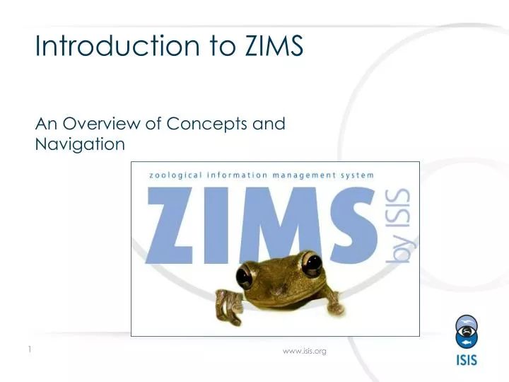 introduction to zims