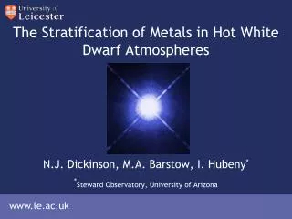 The Stratification of Metals in Hot White Dwarf Atmospheres