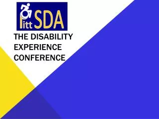 The disability experience conference