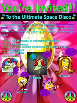 To the Ultimate Space Disco