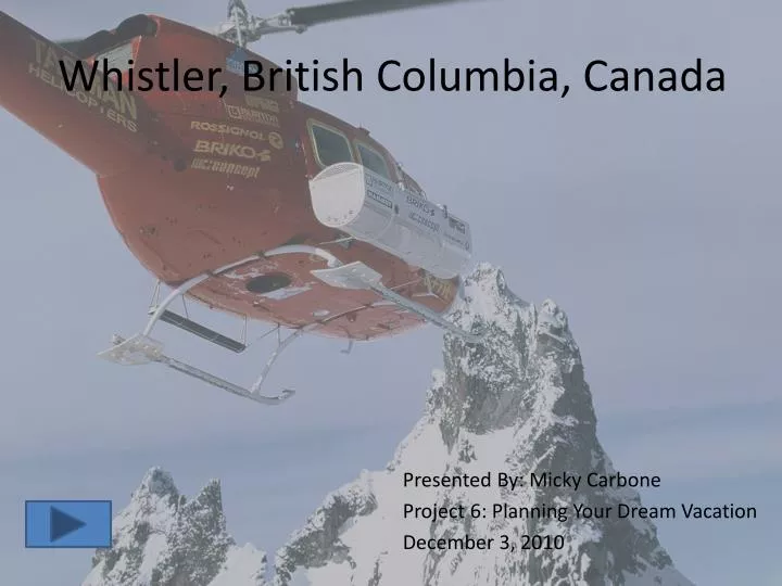 whistler british columbia canada