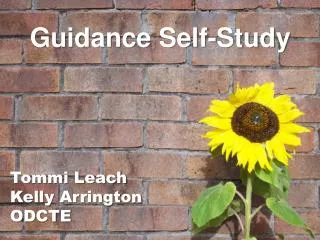 Guidance Self-Study