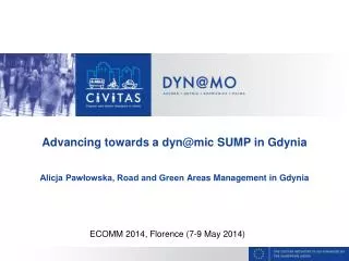Advancing towards a dyn@mic SUMP in Gdynia