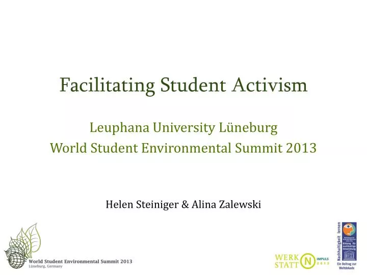 facilitating student activism