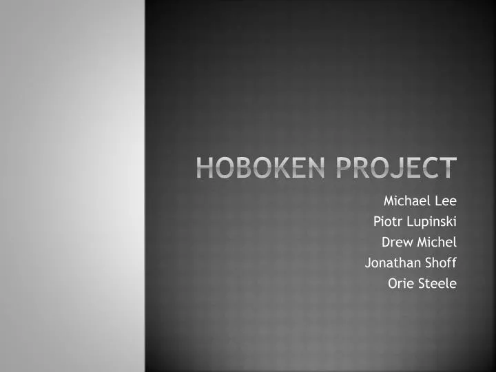 hoboken project