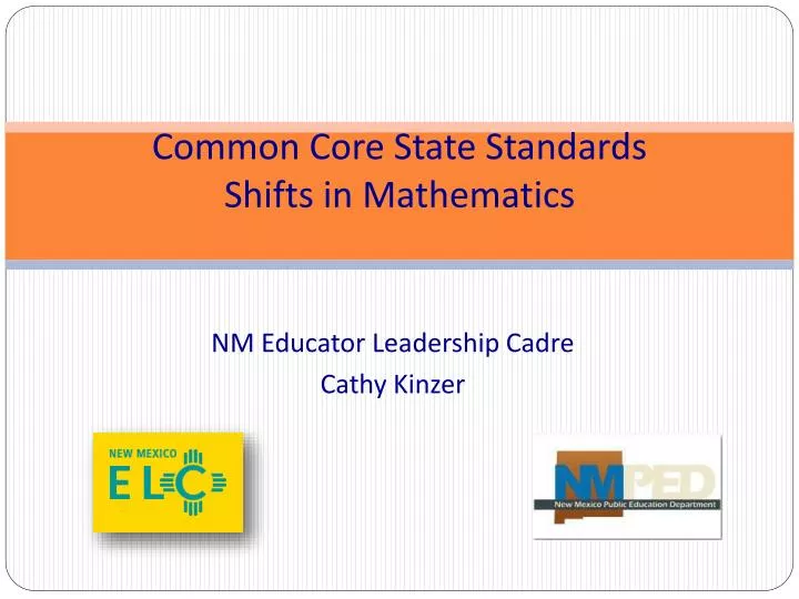 common core state standards shifts in mathematics