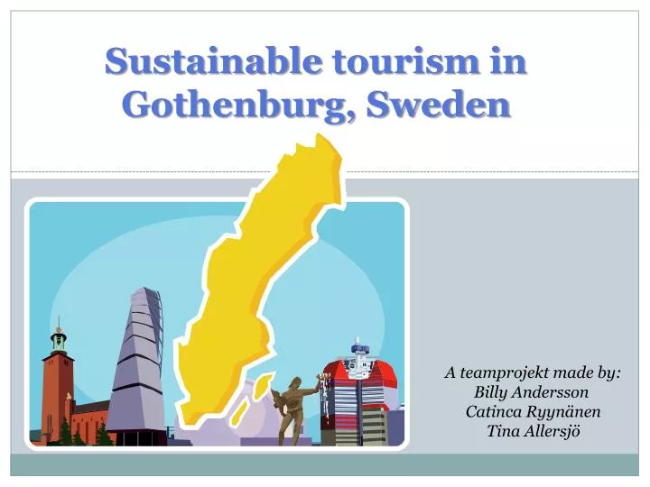 sustainable tourism in gothenburg sweden