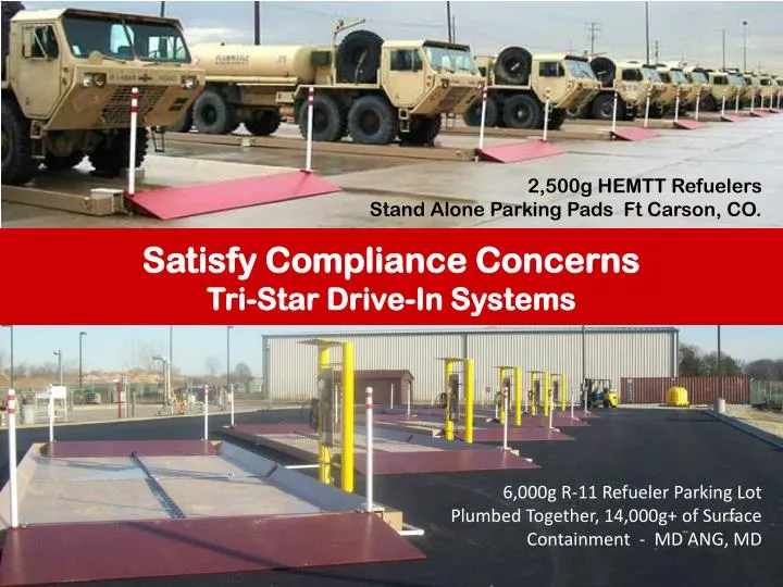 satisfy compliance concerns tri star drive in systems