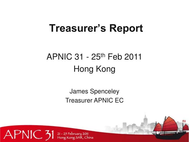 treasurer s report