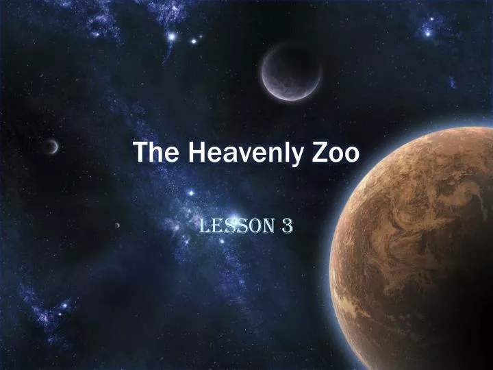 the heavenly zoo