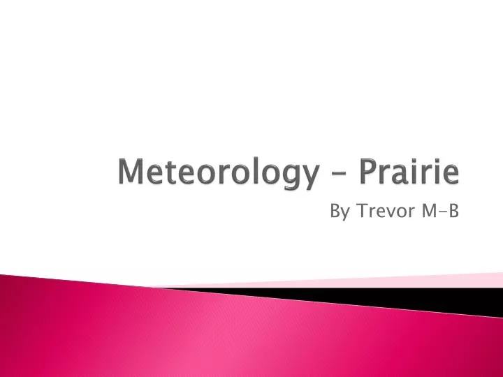 meteorology prairie