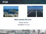 Here comes the sun - slide 1