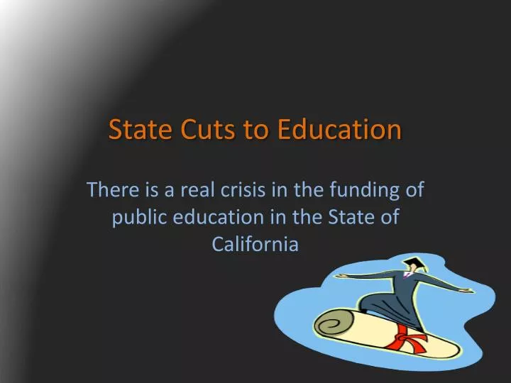 state cuts to education