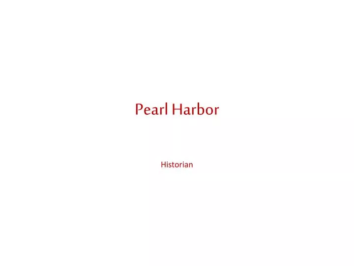 pearl harbor