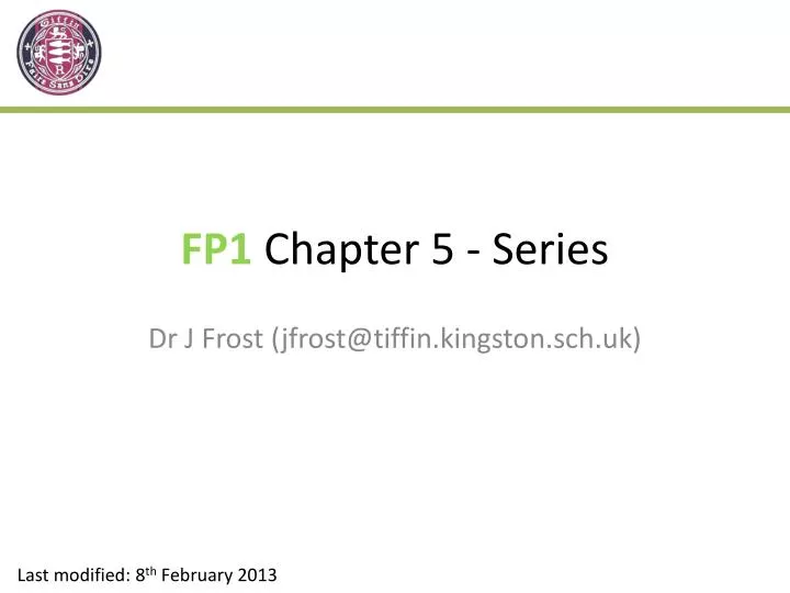 fp1 chapter 5 series