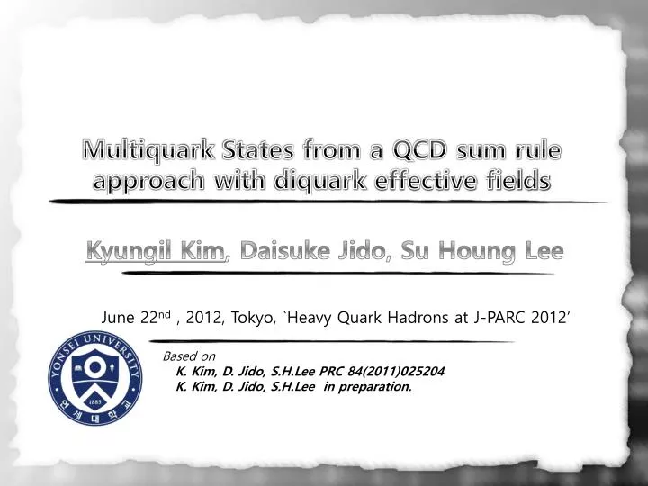 multiquark states from a qcd sum rule approach with diquark effective fields