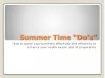 Maximizing Your Summer: Effective Strategies for Health Career Advancement - slide 1