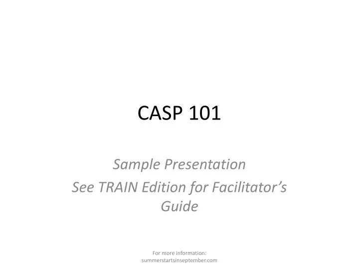 casp 101