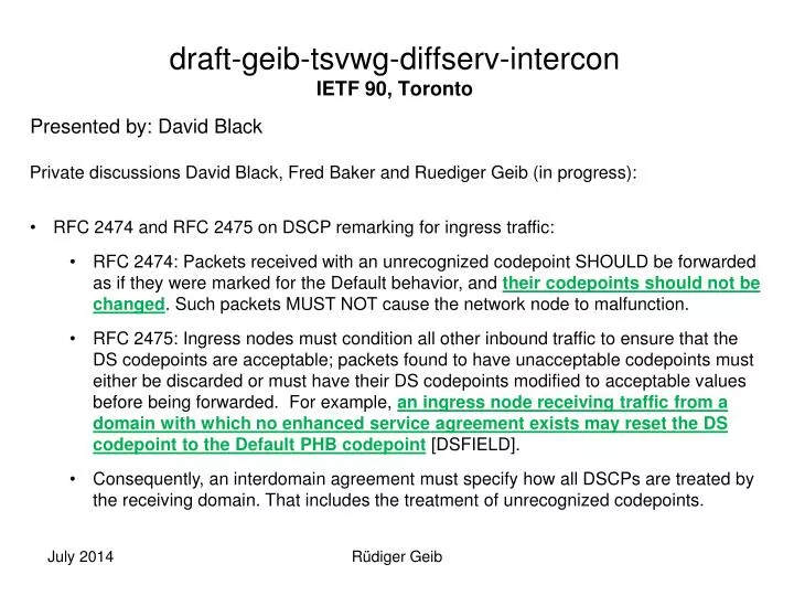 draft geib tsvwg diffserv intercon ietf 90 toronto