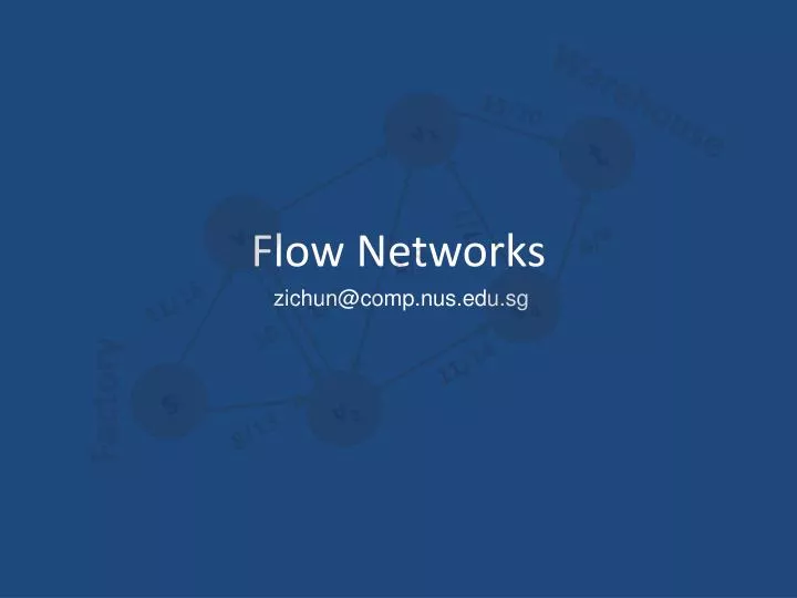 flow networks