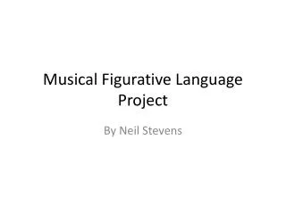 Musical Figurative Language Project