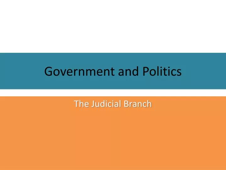 government and politics