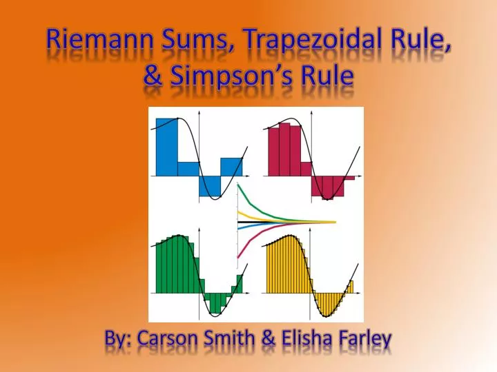 riemann sums trapezoidal rule simpson s rule