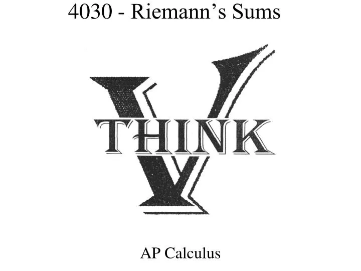 4030 riemann s sums