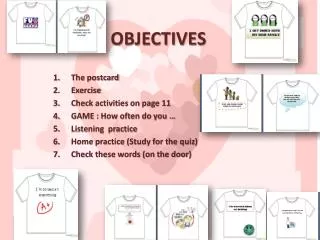 OBJECTIVES