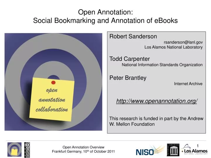 open annotation social bookmarking and annotation of ebooks