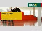 DEPLOYMENT - slide 1