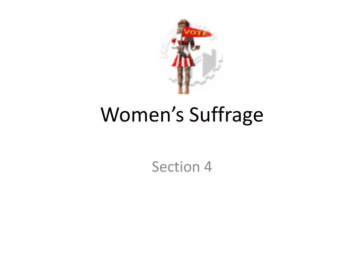 women s suffrage