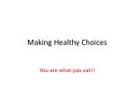 Making Healthy Choices - slide 1