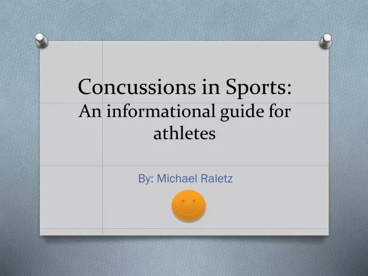concussions in sports an informational guide for athletes