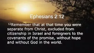 Ephesians 2:12