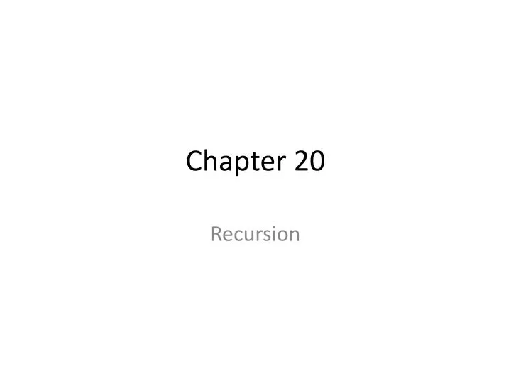 chapter 20