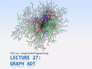 Lecture 27: Graph ADT