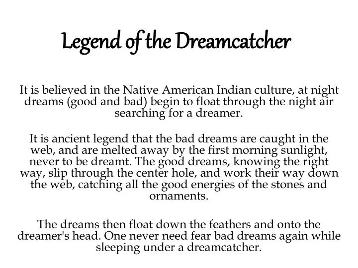 legend of the dreamcatcher