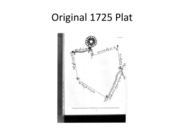 original 1725 plat