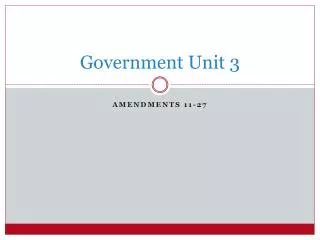 Government Unit 3