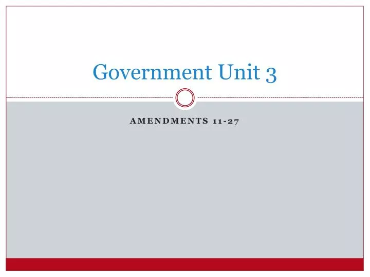 government unit 3