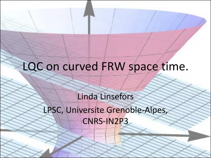 lqc on curved frw space time